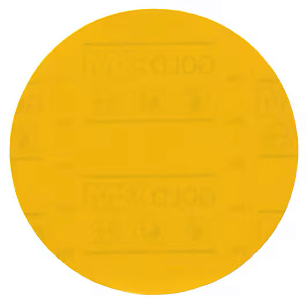 3M™ Hookit™ Gold Abrasive Disc 09238, 400, 5 in (125 mm), No Hole, 50 Discs/Carton, 4 Cartons/Case 09238