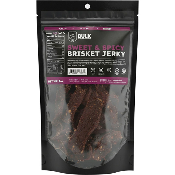 Soft and tender All Natural brisket jerky MDC-SNSBR-712