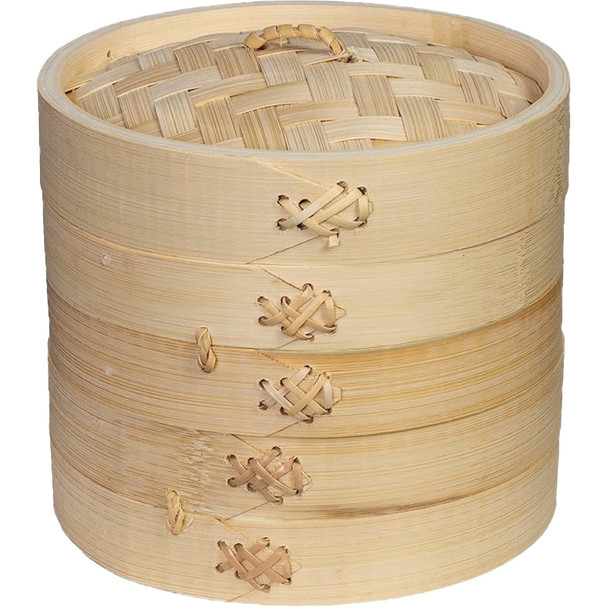 Joyce Chen 2-Tier 6 In. Bamboo Steamer Baskets J26-0016