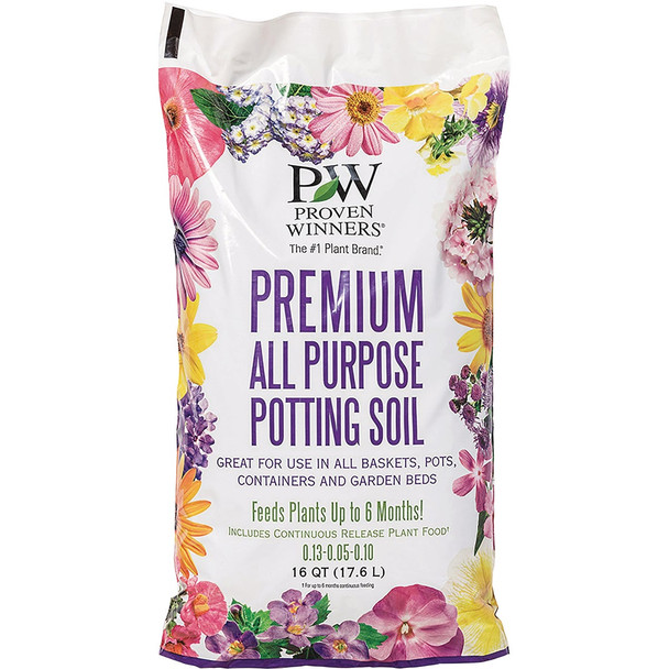 Proven Winners 16 Qt. Premium All Purpose Potting Soil 3101012.Q16P