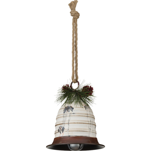 Regal Art & Gift Antique White Beehive Bell 13759
