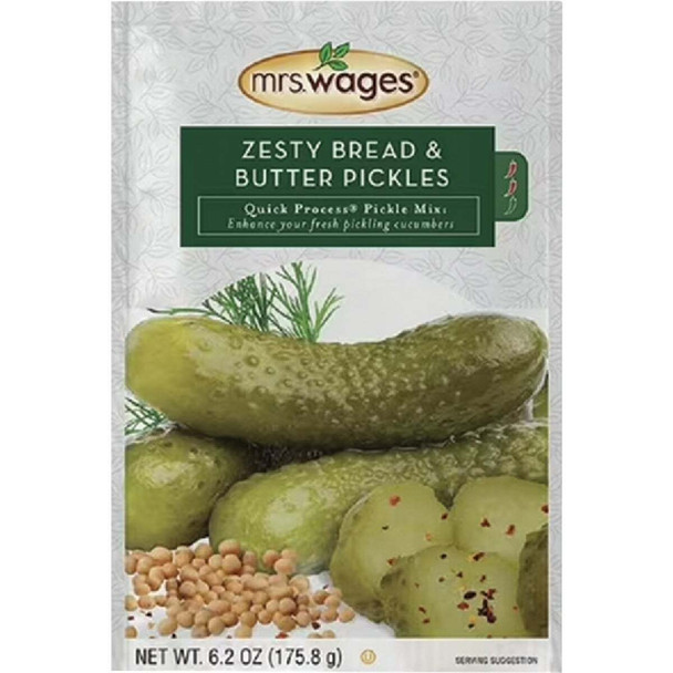 Mrs. Wages 6.2 Oz. Zesty Bread & Butter Pickling Mix W659-J6425