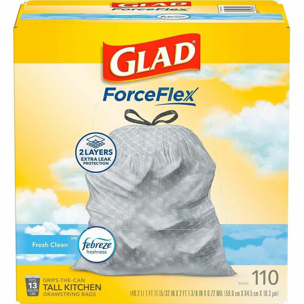 Glad OdorShield Trash Bag 78563CT