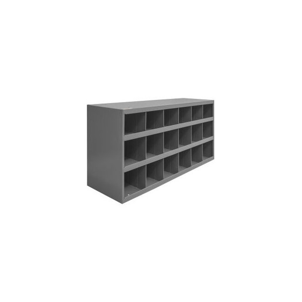Durham Steel Parts Bin 354-95 - 18 Openings 12"" Deep
