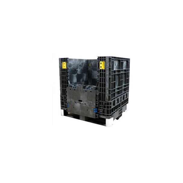 Buckhorn Collapsible Bulk Container 2 Drop Doors 32""L x 30""W x 25""H 1800 lb.