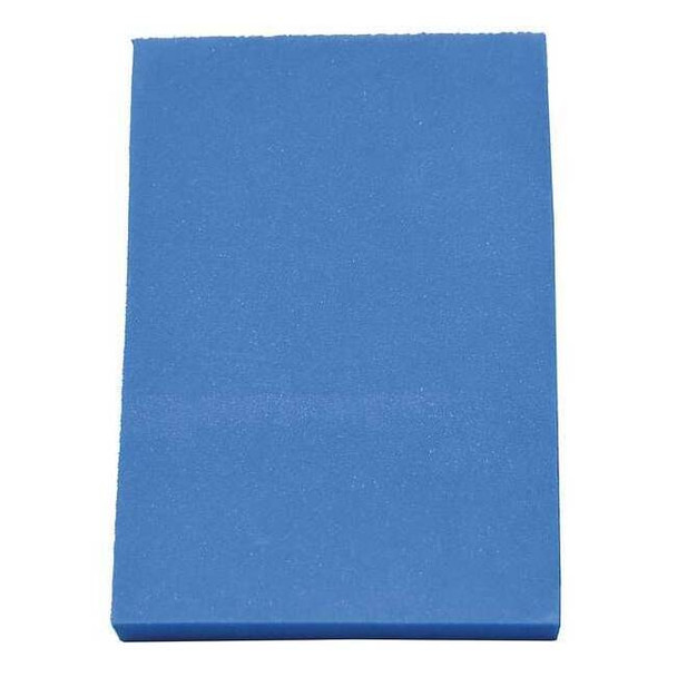 Foam Sheet, Crosslink, 12 in W, 24 in L, 3/8 in Thick, Blue