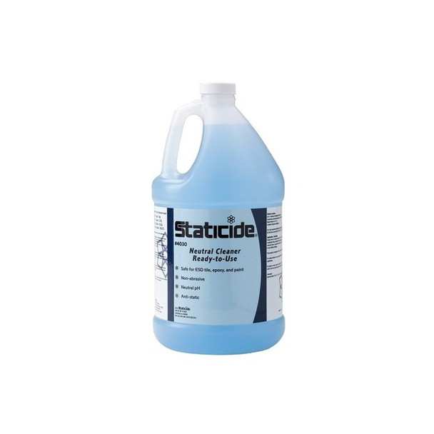 Acl Staticide Floor Cleaner,1 gal,Unscented 4030-1