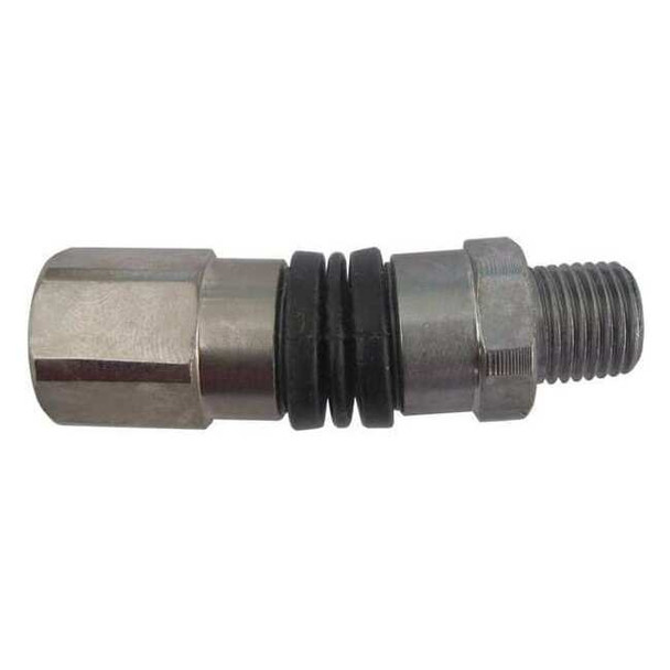 Speedaire Air Gun Elbow Swivel,1/4 MNPT to FNPT 22YL07