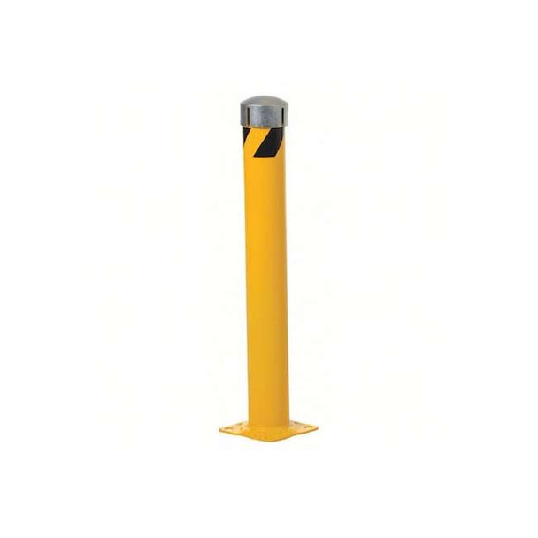 Manufacturer Varies Bollard ,36 in H,Yellow ,Carbon Steel 45XC51