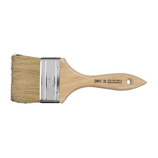 Premier 3" Chip Firm, Hog Hair Bristle, Paint Brush, Wood Handle DWV30