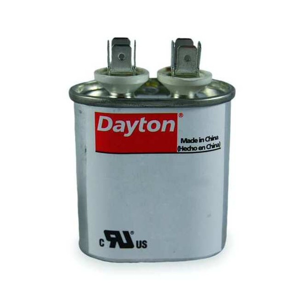 Dayton Run Capacitor,12.5 MFD,370V,Oval 2MDV8