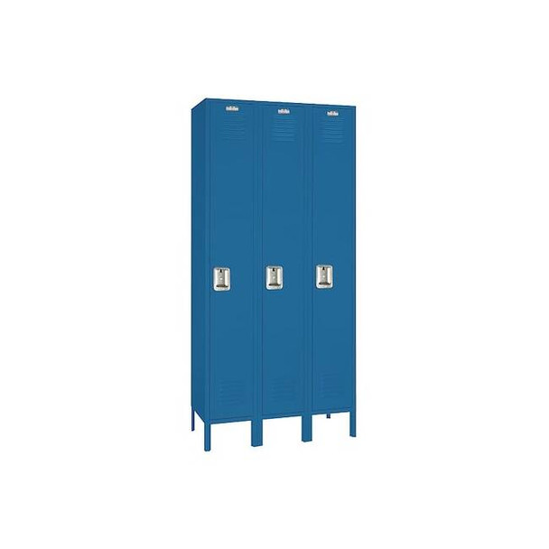 Lyon Wardrobe Locker, 36 in W, 15 in D, 66 in H, (1) Tier, (3) Wide X6C50123SU