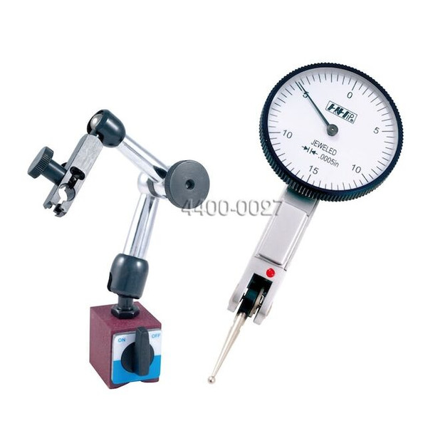 Hhip 0-0.03" Test Indicator & Mini Fine Adjustment Magnetic Base 4400-0027