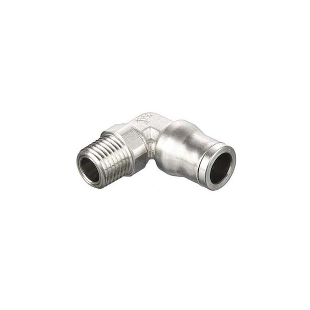 Legris Elbow, Brass, BSPT , Push-Fit 14 mm 3609 14 21
