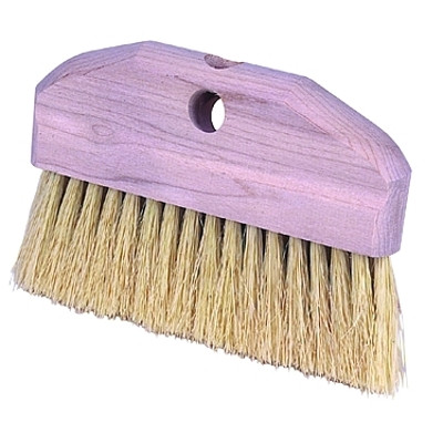 Whitewash Brushes, 7 in Hardwood Block, 2 5/8 in Trim L, White Tampico Fill Pack of 12