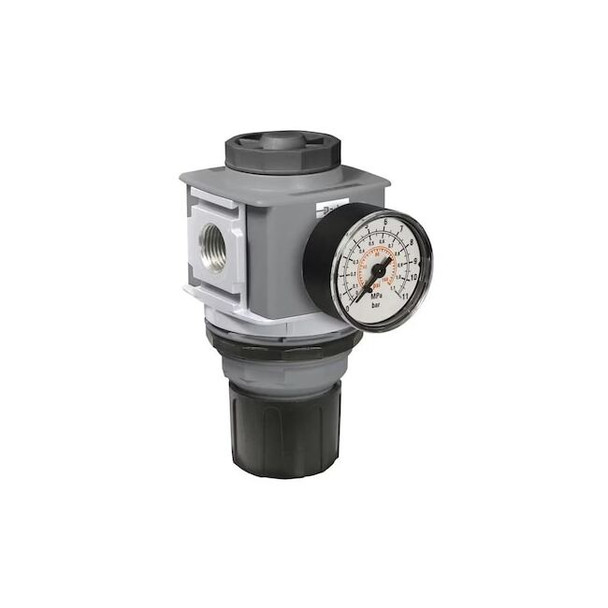 Wilkerson Regulator,Aluminum,4 1/8" H,1 9/16" W R08-02-F0G0B