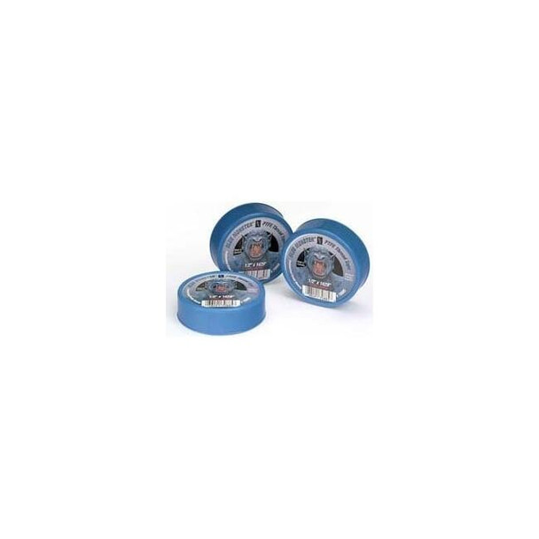 PTFE Thread Sealant Tape, 1/2 in W x 43 ft L, Blue, 0.035 in Thick