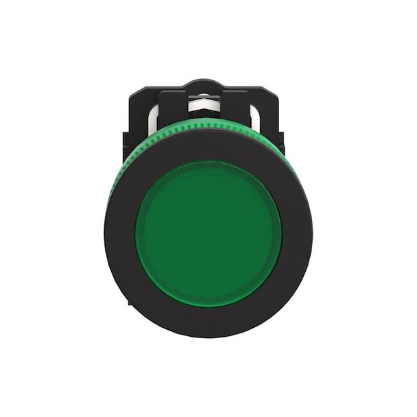 Schneider Electric Pilot Light, Green, 30mm, LED XB5FVM3