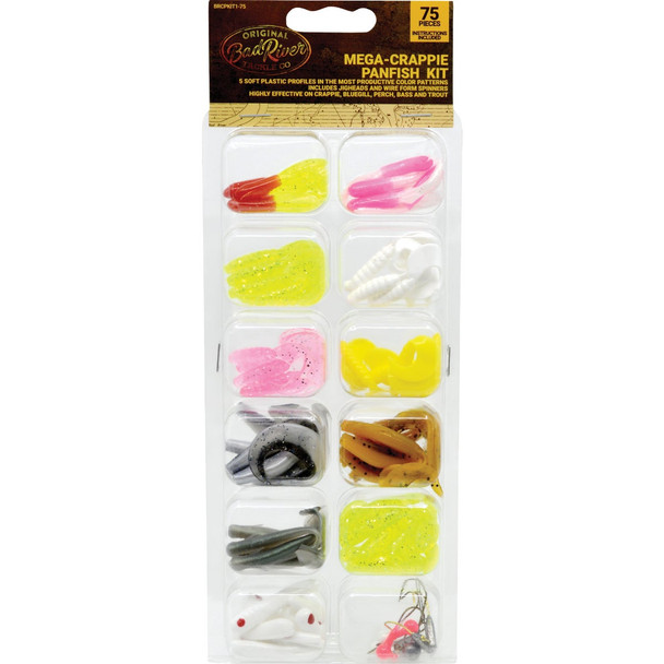 Bad River Mega-Crappie Panfish Kit (75-Piece) BRCPKIT1-75