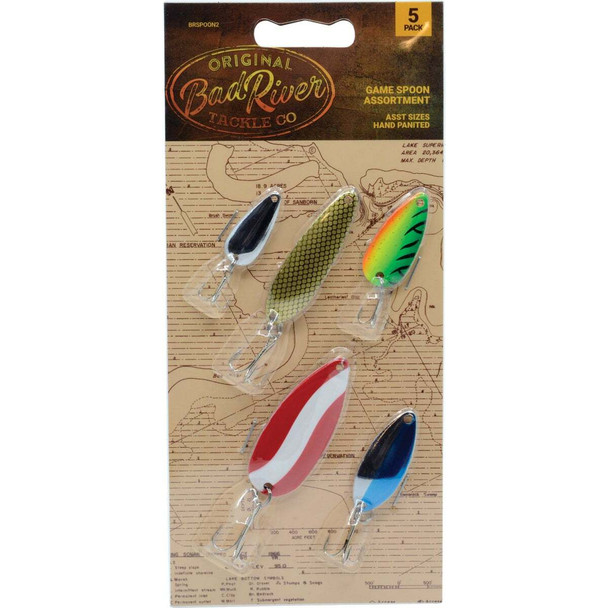 Bad River Spoon Fishing Lure (5-Pack) BRSPOON2