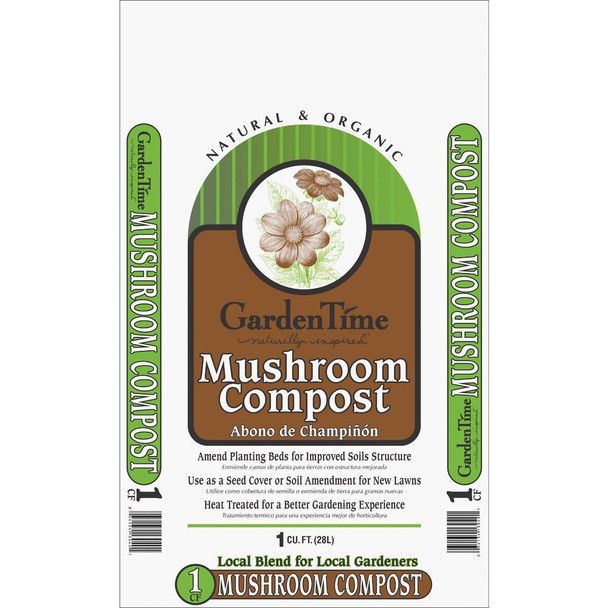 Garden Time 1 Cu. Ft. 30-1/2 Lb. Mushroom Compost GT 13040