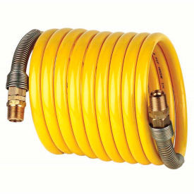 Guardair 38X12B03 3/8"" x 12' Recoil Air Hose Nylon Coilguard