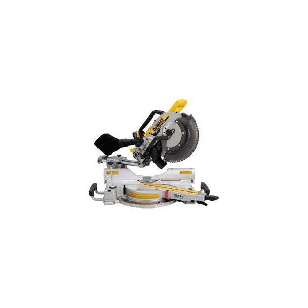 DeWalt 20V MAX XR Double Bevel Sliding Miter Saw Kit 12"" Blade Dia. Yellow