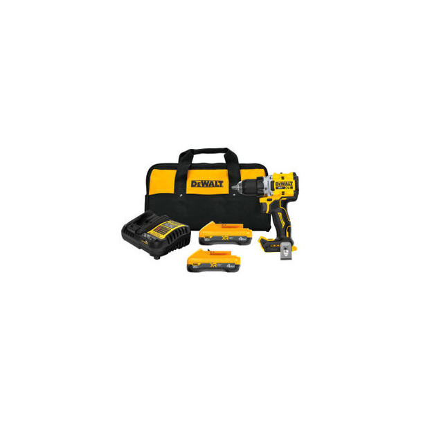 DeWalt 20V MAX XR Brushless Cordless 1/2"" Drill/Driver Kit with Batteries