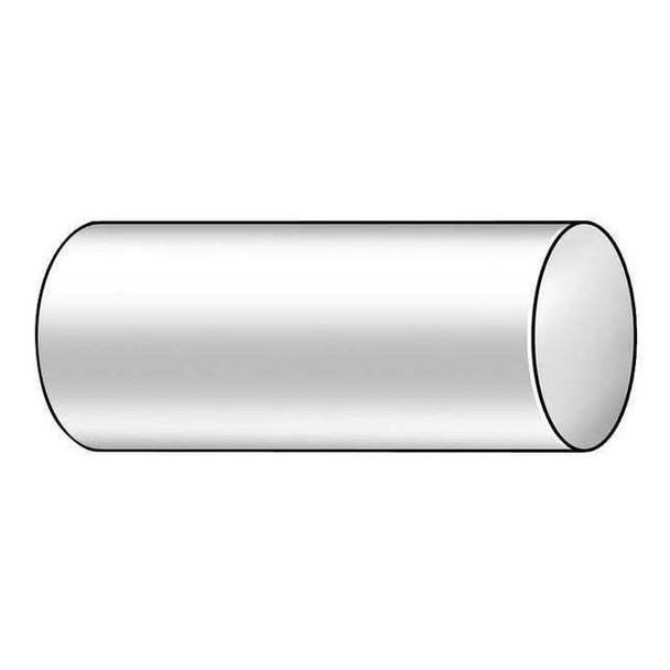 Manufacturer Varies Black UHMW-PE Rod Stock 10 ft. L, 1/4" Dia. 6NEV0