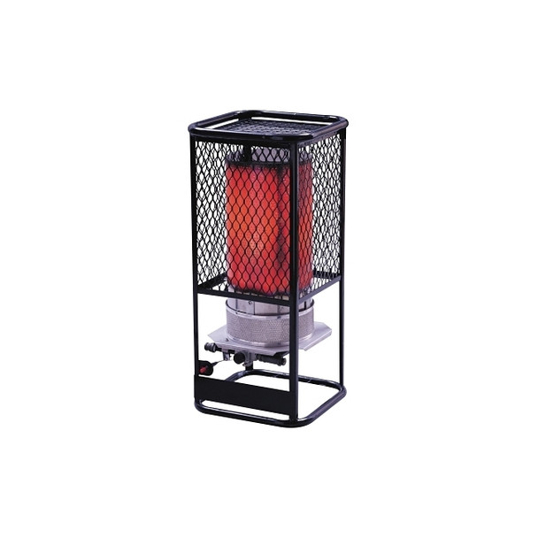 Portable Radiant Heater, 125,000 Btu/h, 17 h