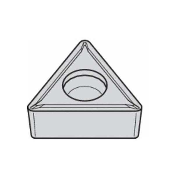 Triangle Turning Insert, Triangle, 3/8 in, TCGT, 0.0312 in, Carbide Pack of 5
