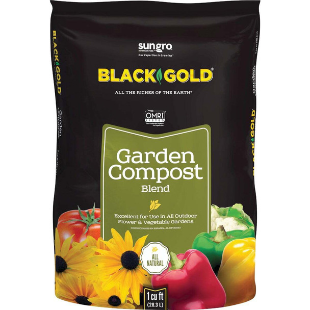 Black Gold 1 Cu. Ft. 30 Lb. Organic Lawn & Garden Compost 1411602.CFL001P