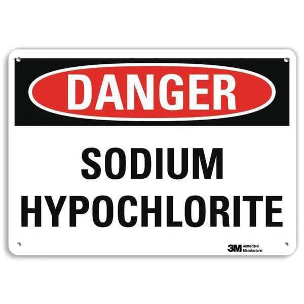 Danger Sign, 10 in H, 14 in W, Vertical Rectangle, English, U3-1985-RA_14X10