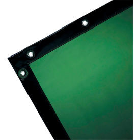 Jackson Safety Transparent Vinyl Welding Curtain 6'W x 8'H Green