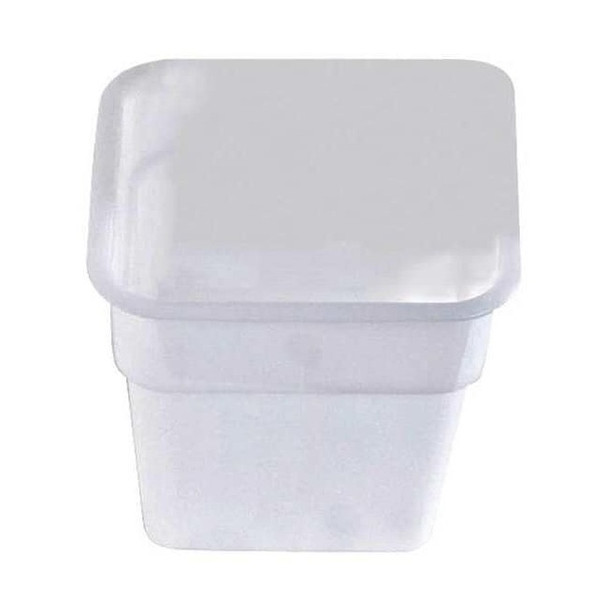 Crestware Stackable Food Storage Container, White, Polyethylene SQW2