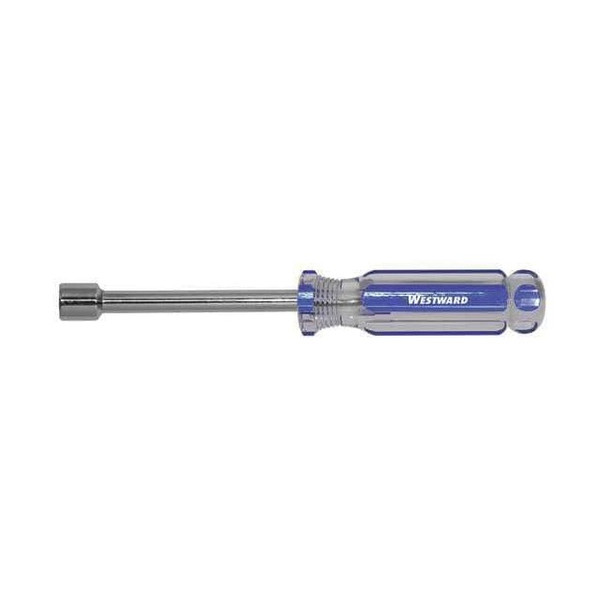 Westward Nut Driver,Metric,Solid Round,10.0mm 401L32
