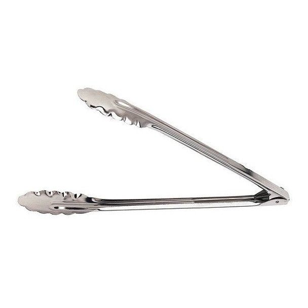 Crestware Tong,Stainless Steel,Extra Heavy HDT10X