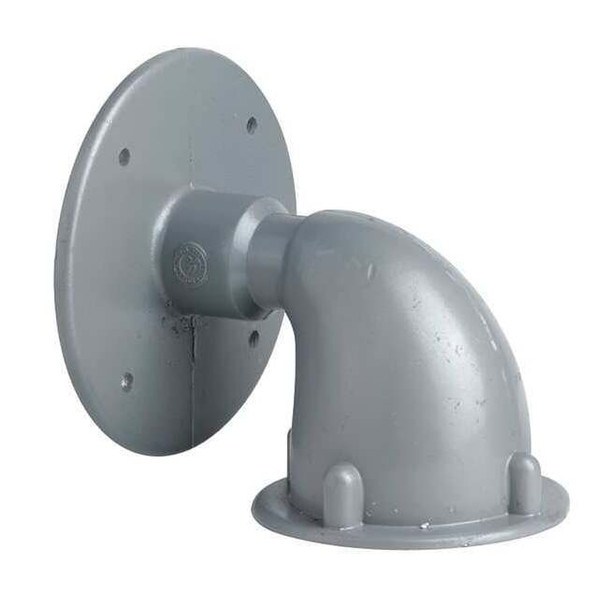 Hubbell Killark HazLocWallBracket,6"L,5"W,4 1/2"H,Gray VB-2