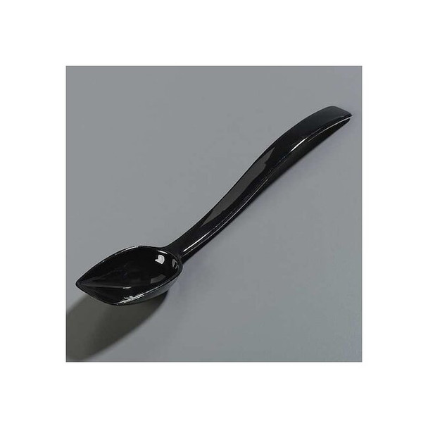 Carlisle Foodservice Solid Spoon,Black,10 In,PK12 447003