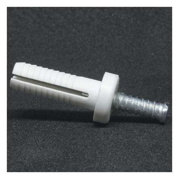 Nail Drive Anchor, 3/16" Dia., 3/4" L, Nylon Zinc Plated, 5 PK