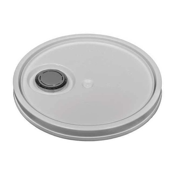 Manufacturer Varies Plastic Pail Lid, White, Spout, 1-3/16 in H ROP2100CVR-WF-WG
