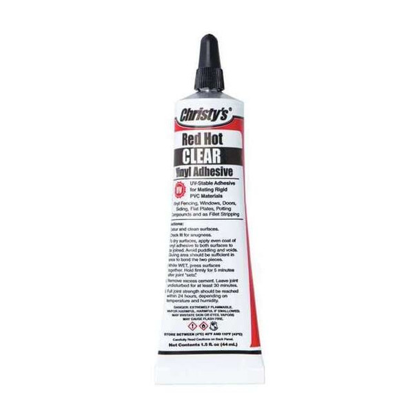 Christys Vinyl/PVC Adhesive Tube, Clear RH-F-C-15-24