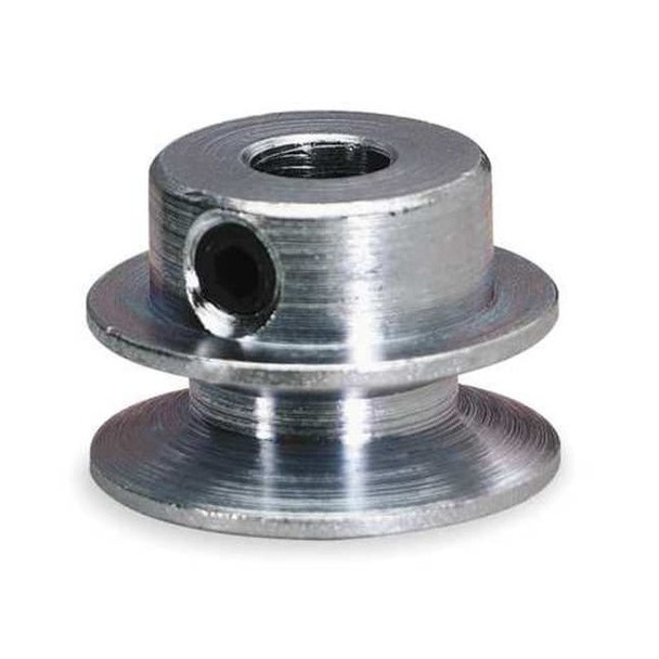 Dayton 1/4" Fixed Bore 1 Groove O-Ring Pulley 0.88 in OD 1X459