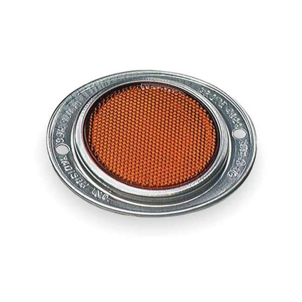 Grote Reflector, Armored, Yellow, Dia 4 11/16 In 40233