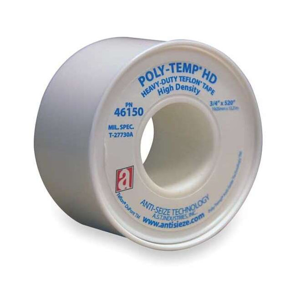 Anti-Seize Technology Thread Sealant Tape,1/2 In. W,520 In. L 46135