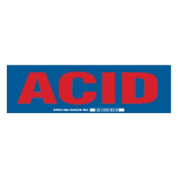 Brady Cabinet Label,3-1/2 In. H,12 In. W, 60284 60284