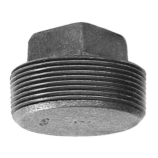 Square Head Plug Square Head Plug, 1/4" Pipe, MNPT, Malleable Iron, Class 150