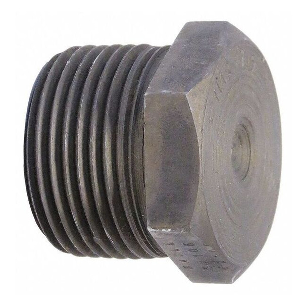 Hex Head Plug Hex Head Plug, 1/8" Pipe, MNPT, Black Forged Steel, Class 3000