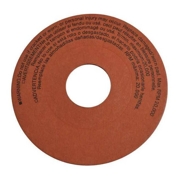 Westward Sanding Backing Pad,3 In PN5ZL19012G