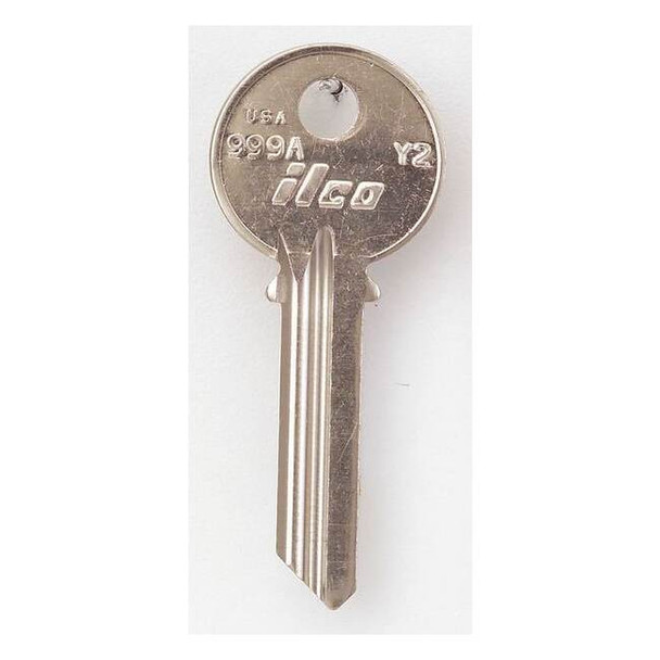 Kaba Ilco Key Blank,Brass,Type Y2,6 Pin,PK10 999A-Y2